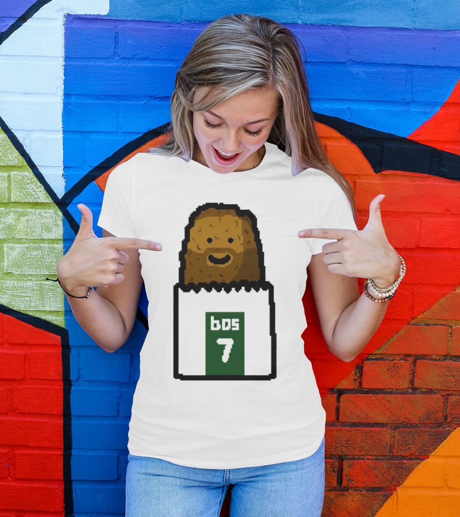 Jaylen Brown Celtics Hash Brown BOS 7 T-Shirt