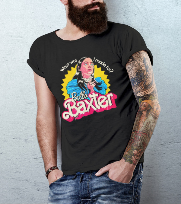 What Was I Made For Bella Baxter Retro Comic T-Shirt