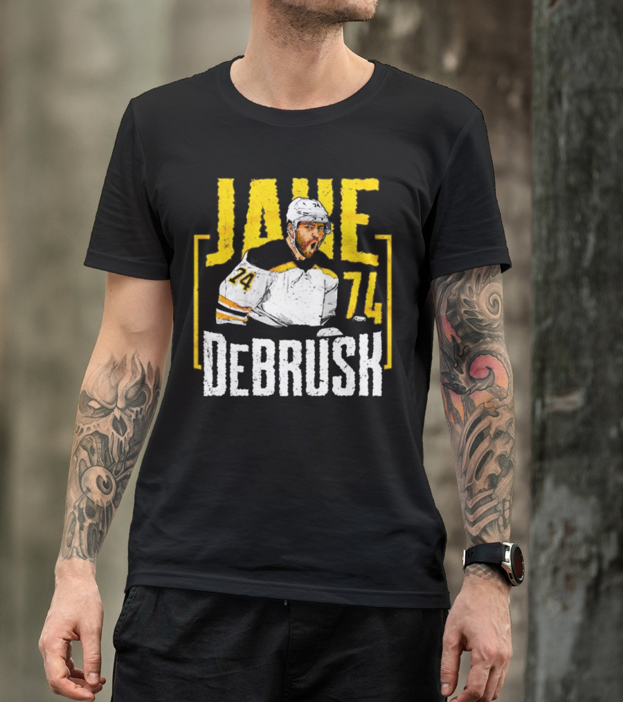 Jake DeBrusk 74 Boston Hockey Player T-Shirt