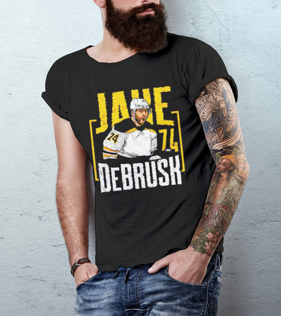 Jake DeBrusk 74 Boston Hockey Player T-Shirt