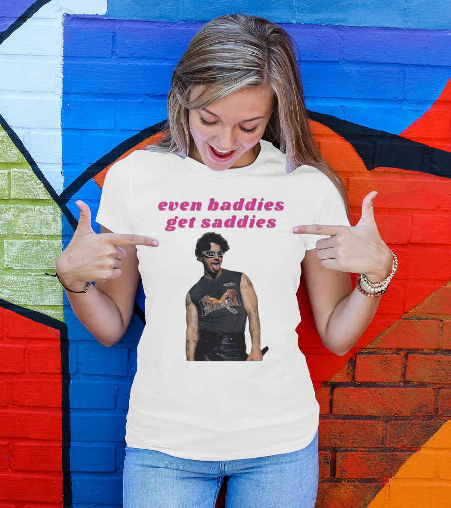 Joe Jonas Even Baddies Get Saddies Rocker T-Shirt