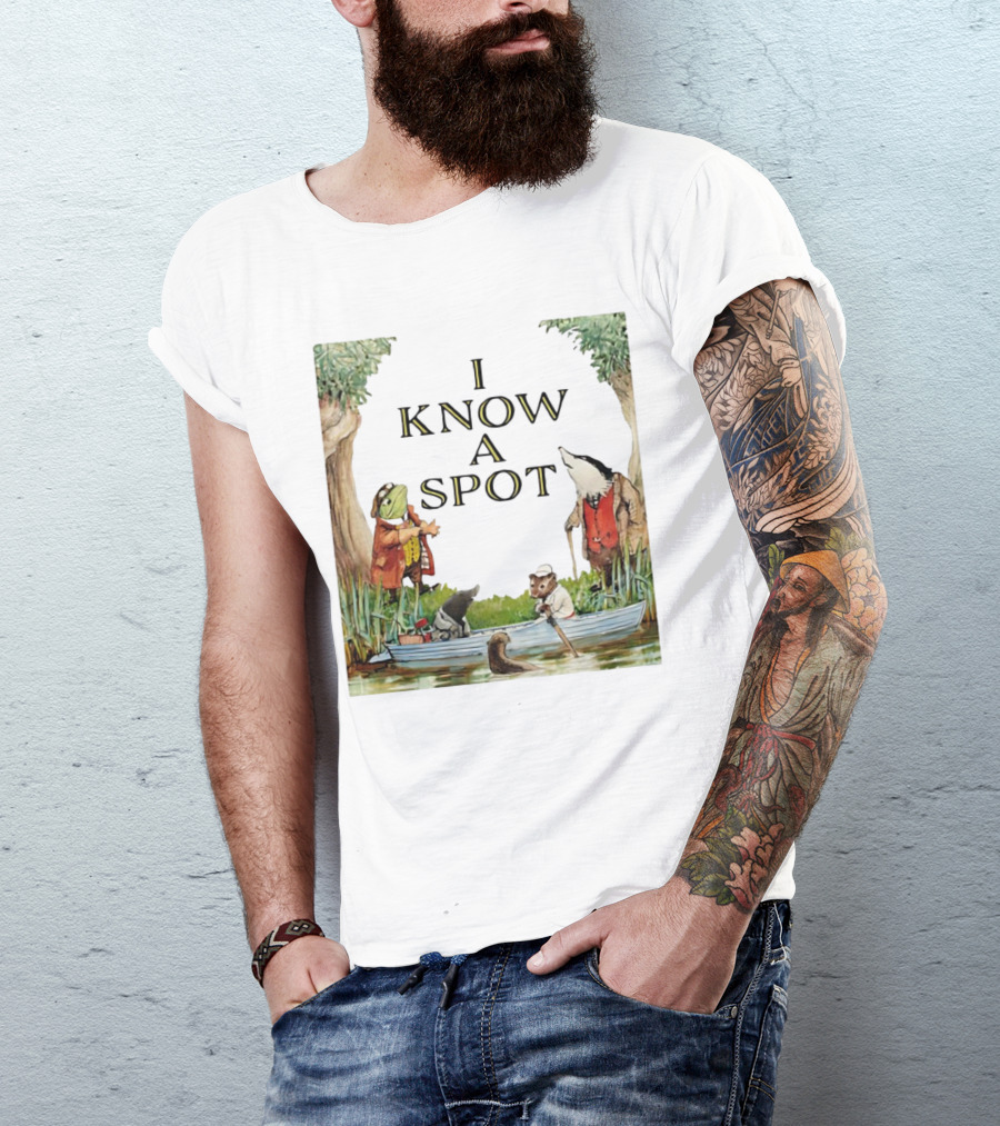 I Know A Spot Animals By The River With Friends T-Shirt