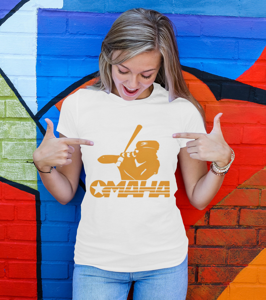 Omaha Baseball Player Star T-Shirt
