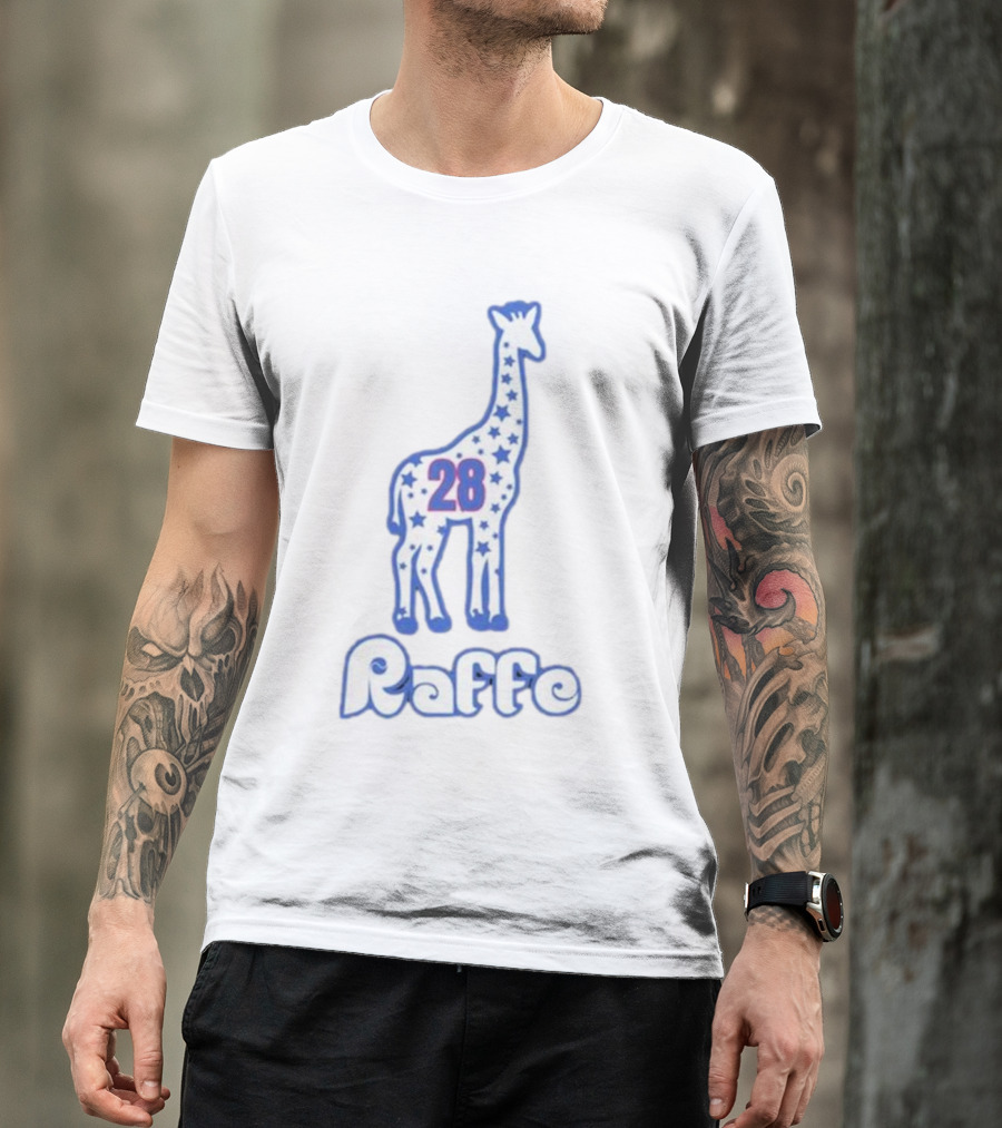 Raffe 28 Phillygoat Giraffe Stars T-Shirt