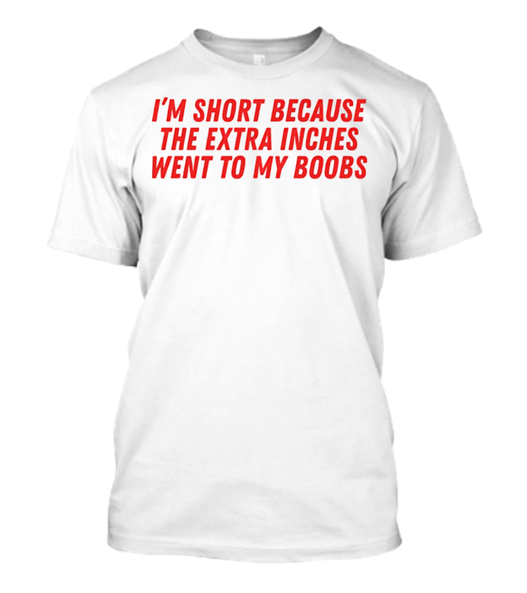 I'm Short Because The Extra Inches Went To My Boobs T-Shirt