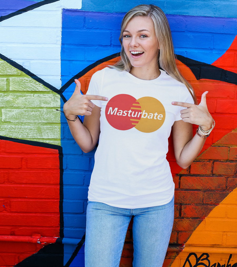 Masturbate Mastercard T-Shirt