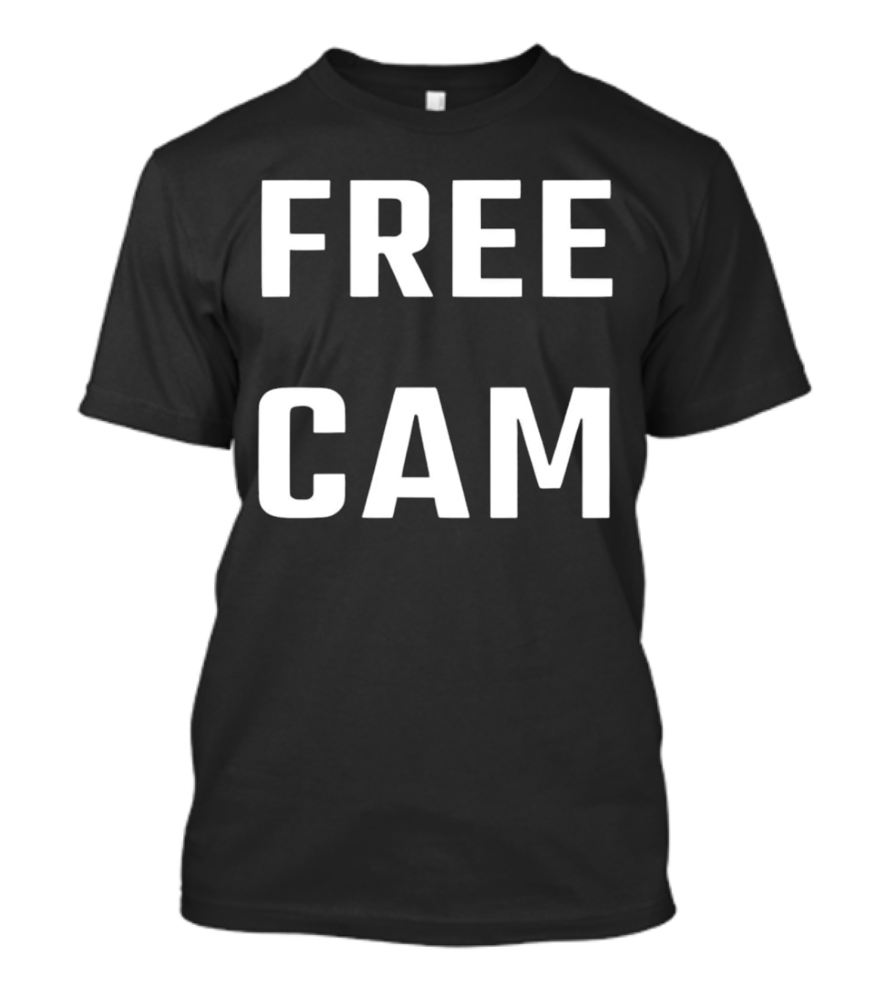 Free Cam Text T-Shirt