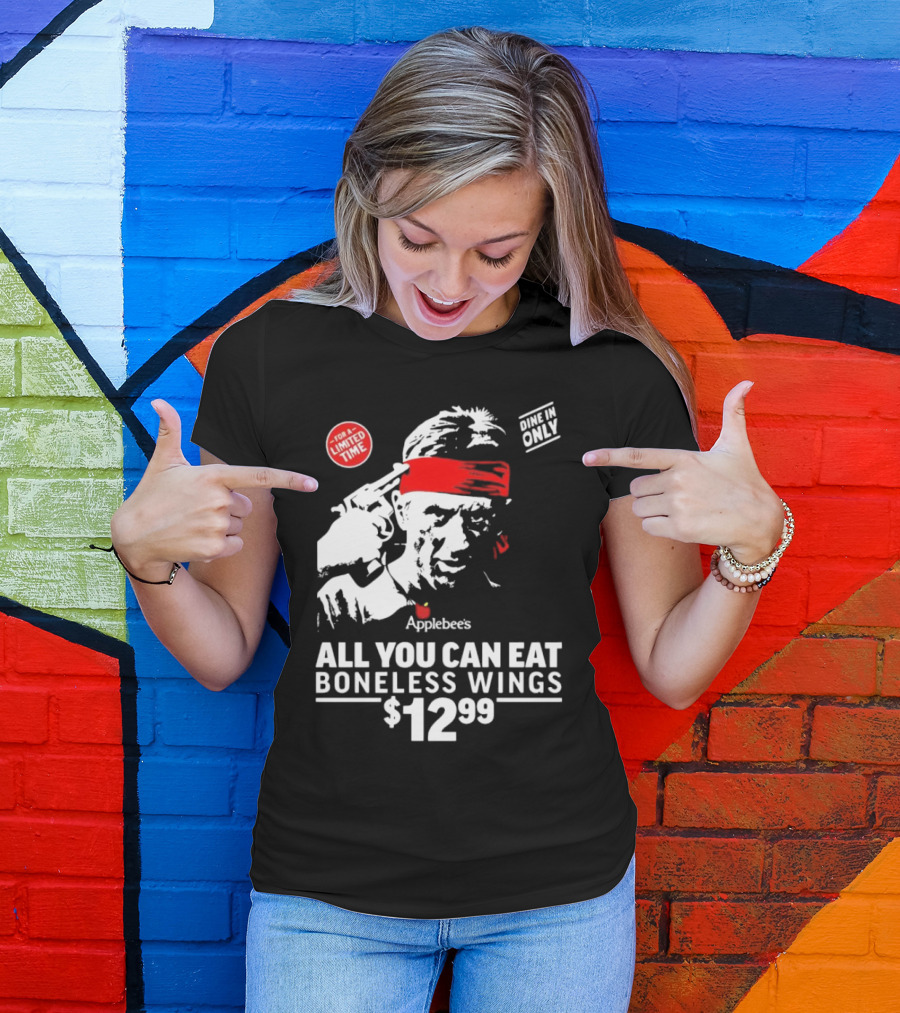 Applebee's All You Can Eat Boneless Wings Dine In Only For A Limited Time $12.99 T-Shirt