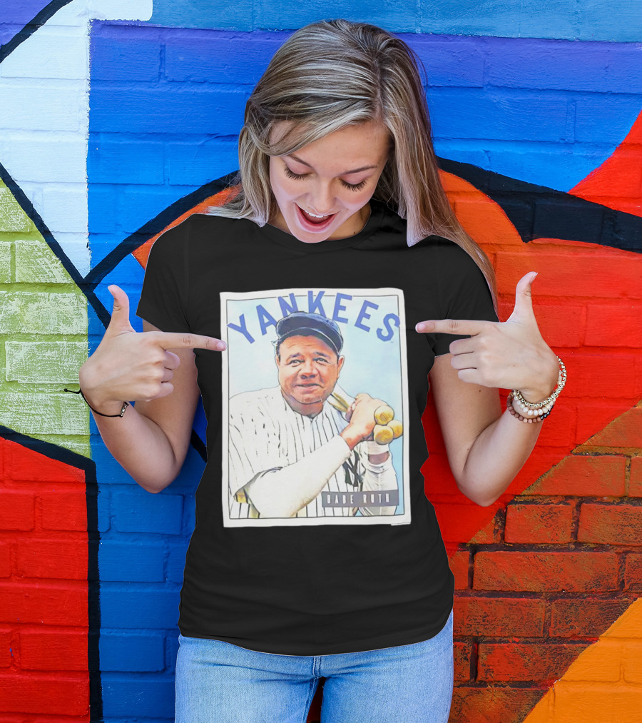 YANKEES Babe Ruth Baseball T-Shirt
