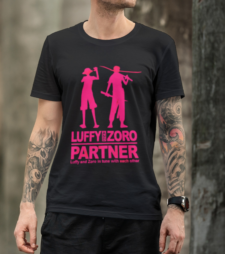 Luffy And Zoro Partner In Tune With Each Other T-Shirt