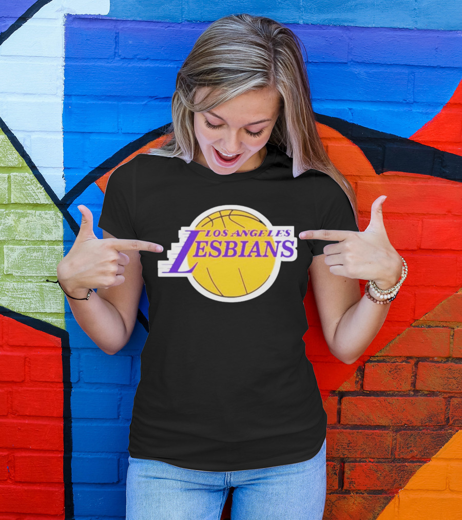 Los Angeles Lesbians Basketball T-Shirt