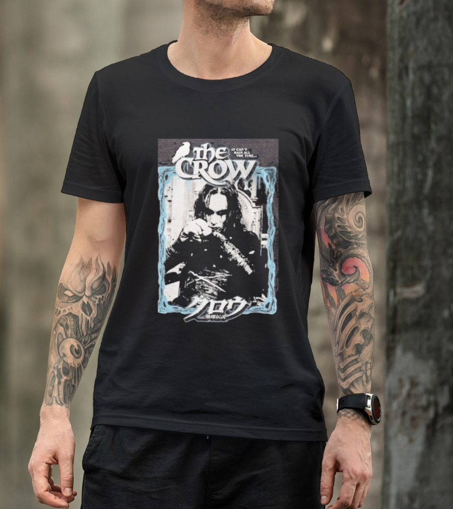 The Crow It Can't Rain All The Time Gothic Movie Scene T-Shirt
