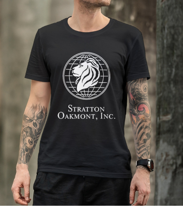 Stratton Oakmont Inc Lion Globe T-Shirt