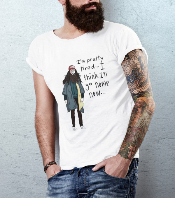 I'm Pretty Tired I Think I'll Go Home Now Vintage Movie Forest Run T-Shirt