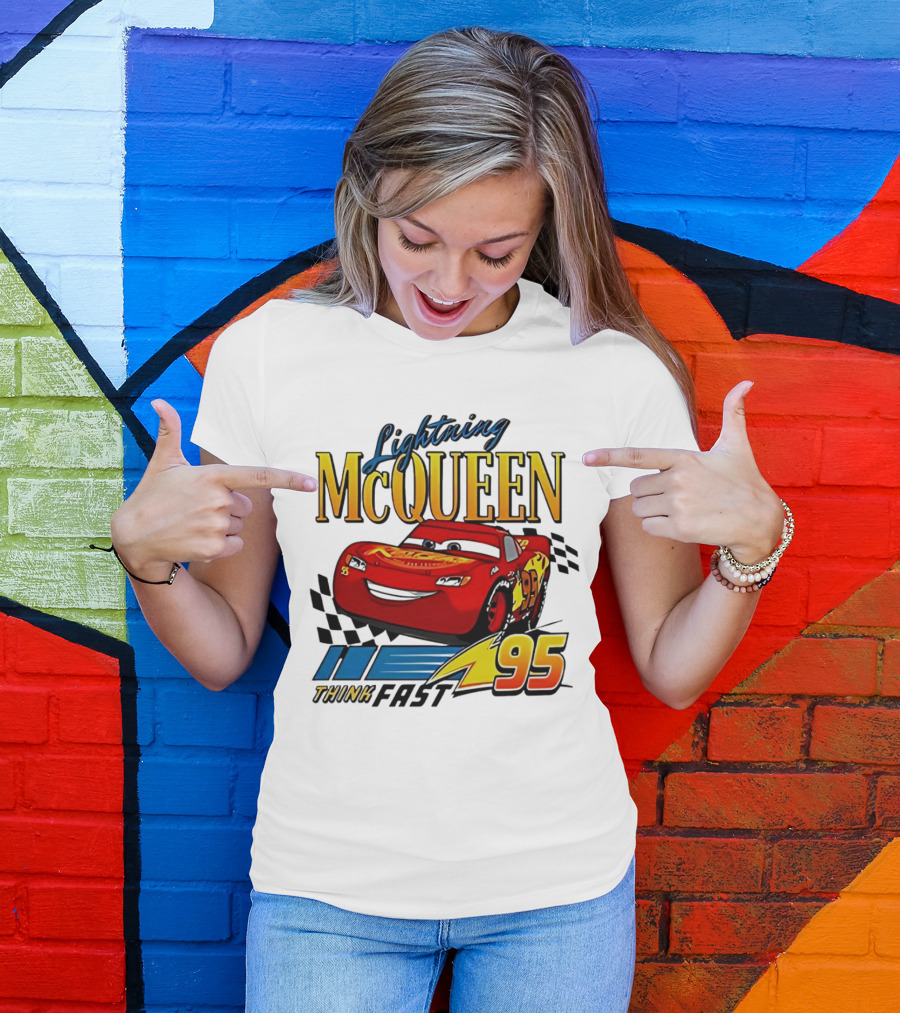 Lightning McQueen 95 Think Fast Racing Adventure T-Shirt