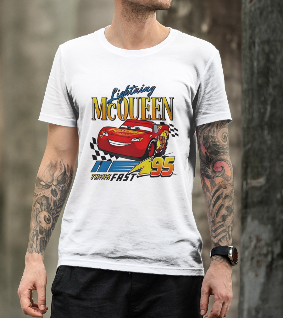 Lightning McQueen 95 Think Fast Racing Adventure T-Shirt