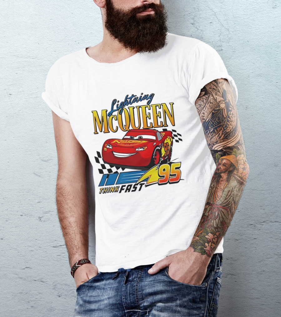 Lightning McQueen 95 Think Fast Racing Adventure T-Shirt
