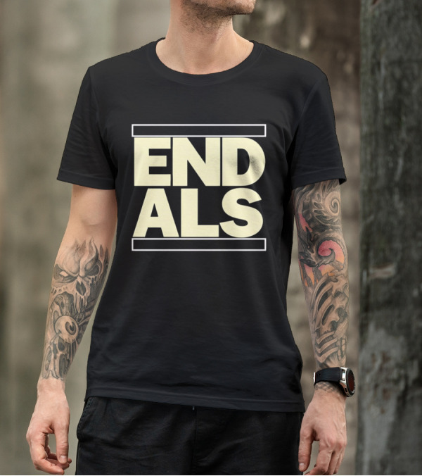END ALS Torey Lovullo Wearing Awareness Campaign T-Shirt