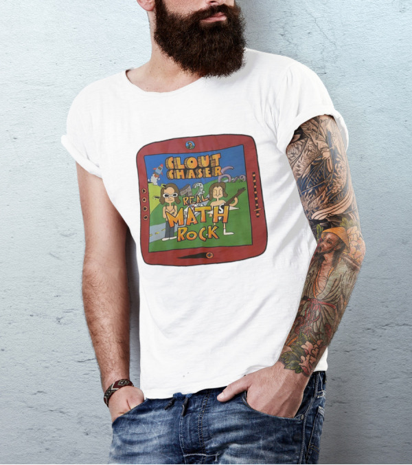 Clout Chaser Real Math Rock Cartoon TV Style Adventure T-Shirt