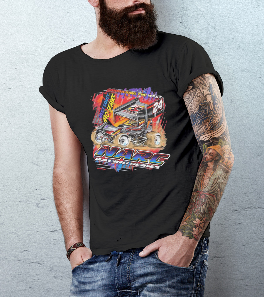 Conquering The West Coast 410 Series NARC Racing Series 24 T-Shirt