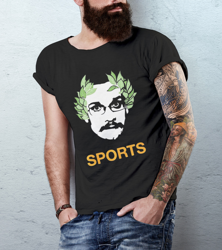 Olympic John Laurel Wreath Face Sports T-Shirt