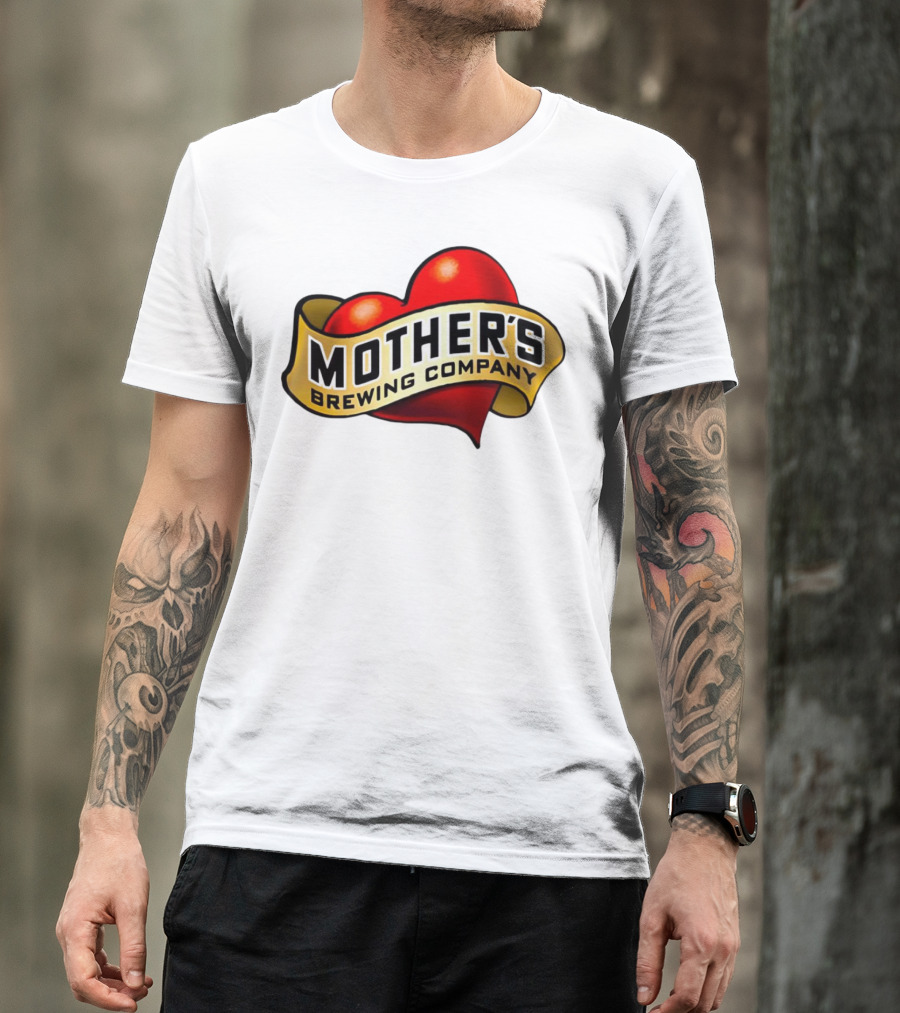 Mother's Brewing Company Heart Red Emblem T-Shirt