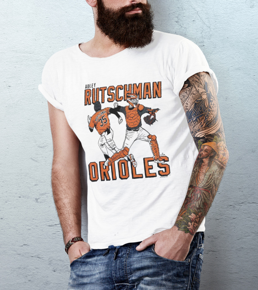 Adley Rutschman Baltimore Orioles #35 MLB Catcher T-Shirt