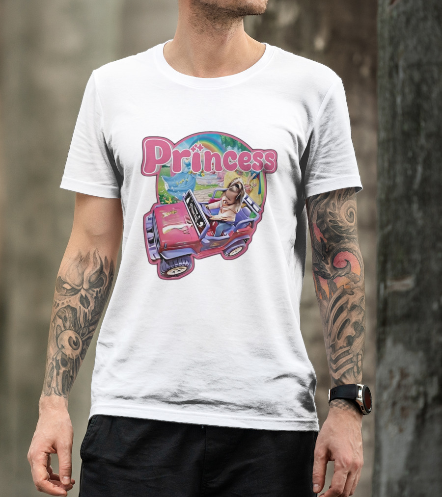 Princess Rainbow Fantasy Adventure Kids Jeep T-Shirt