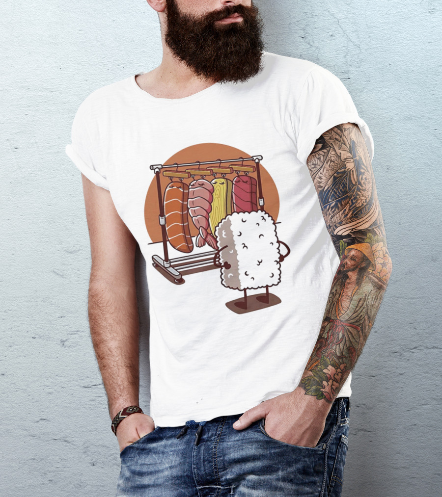 Sushi Wardrobe Nigiri Fashion Choices T-Shirt