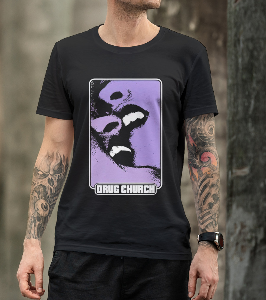 Drug Church Purple Lips Pure Noise T-Shirt