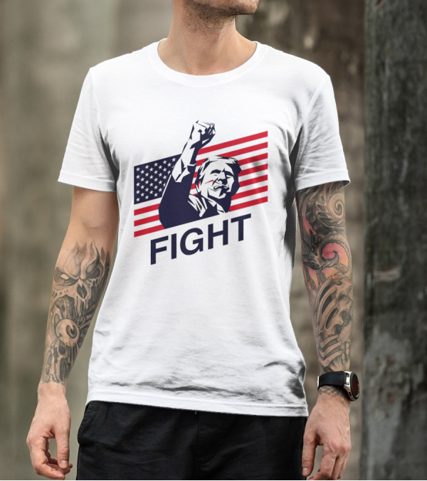 Fight American Flag Patriot T-Shirt