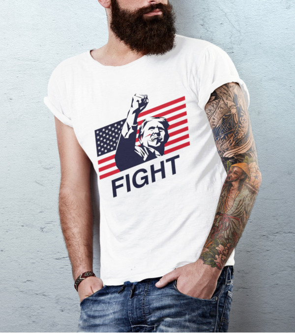 Fight American Flag Patriot T-Shirt