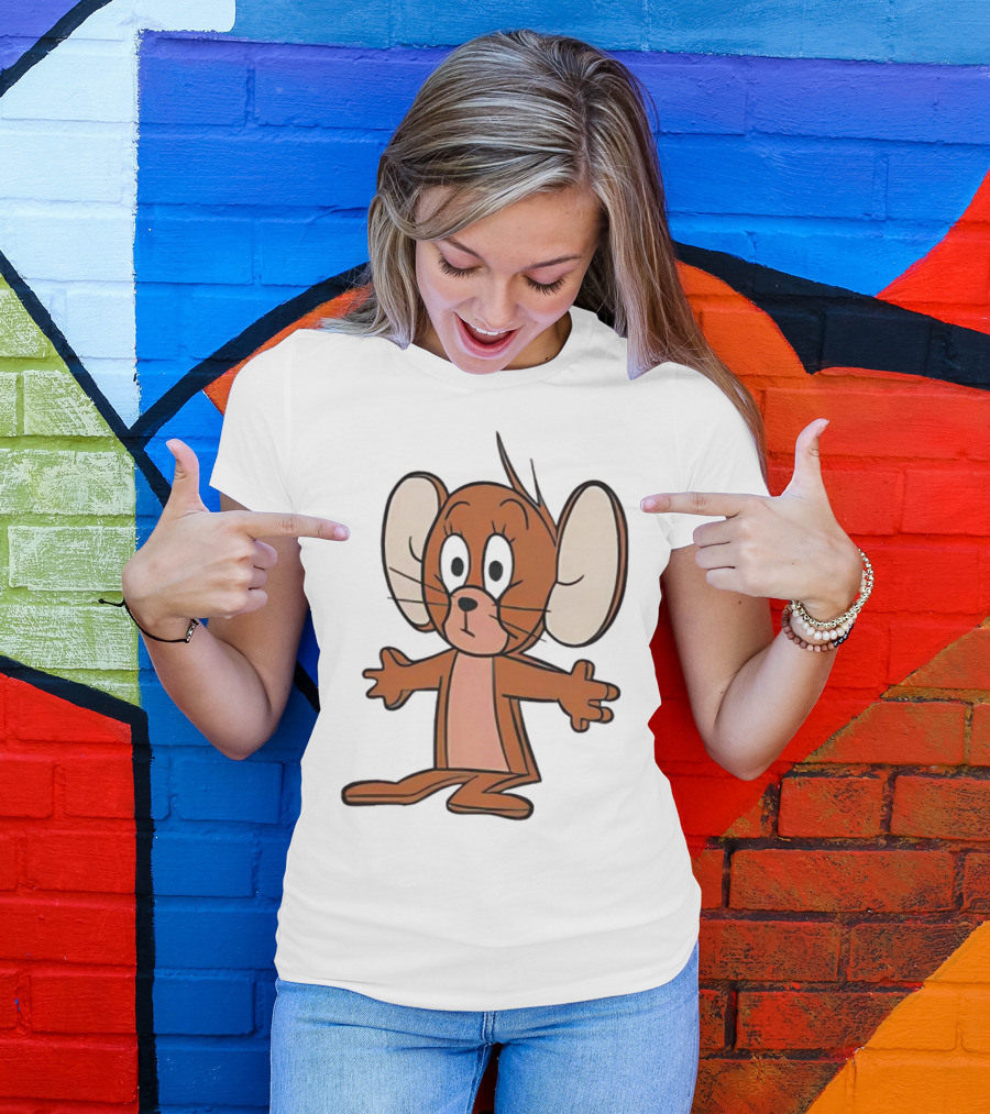 Hanna Barbera Tom And Jerry Jerry Iconic Character T-Shirt