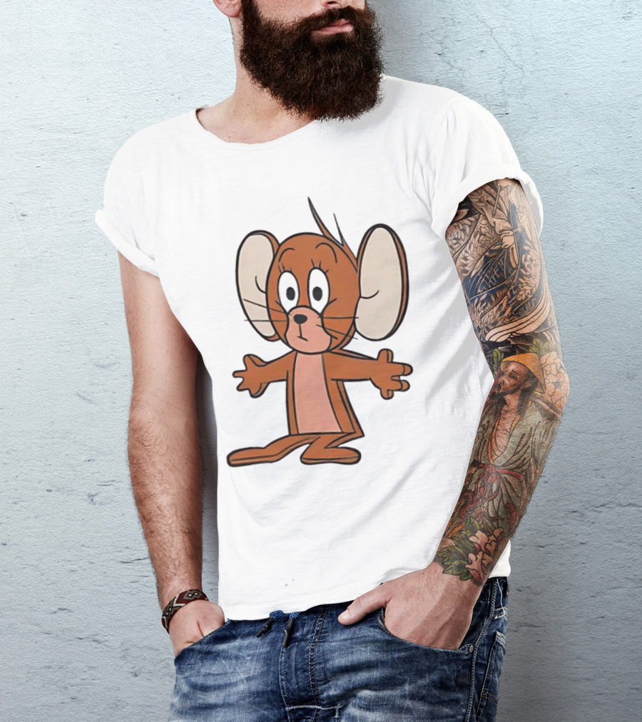 Hanna Barbera Tom And Jerry Jerry Iconic Character T-Shirt