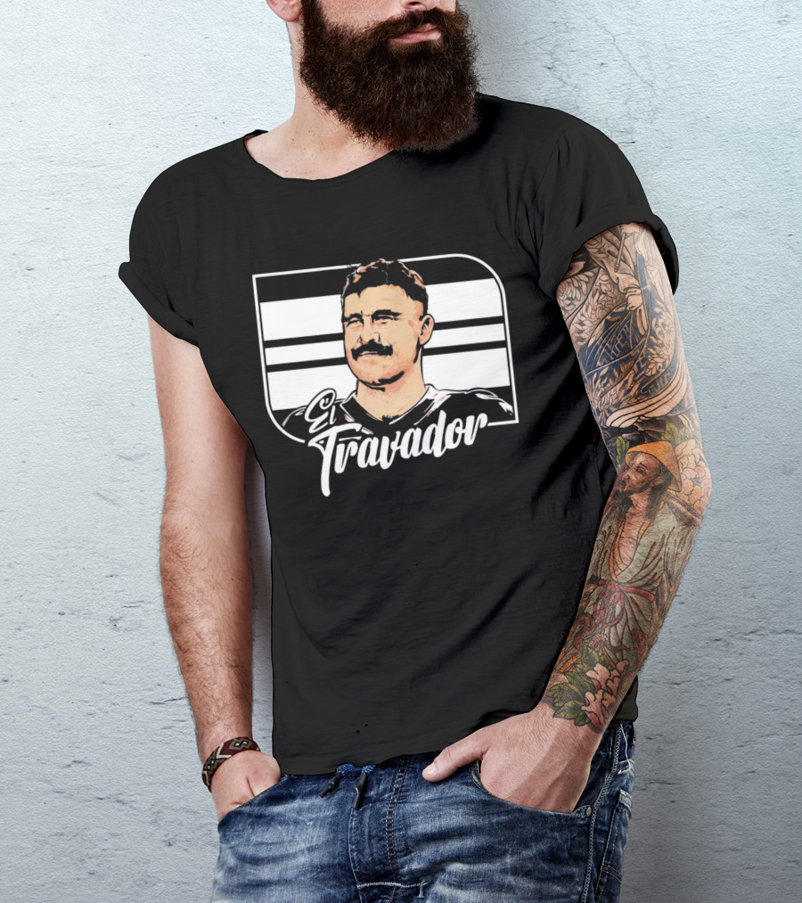Travis Kelce El Travador NFL Football Player Caricature T-Shirt