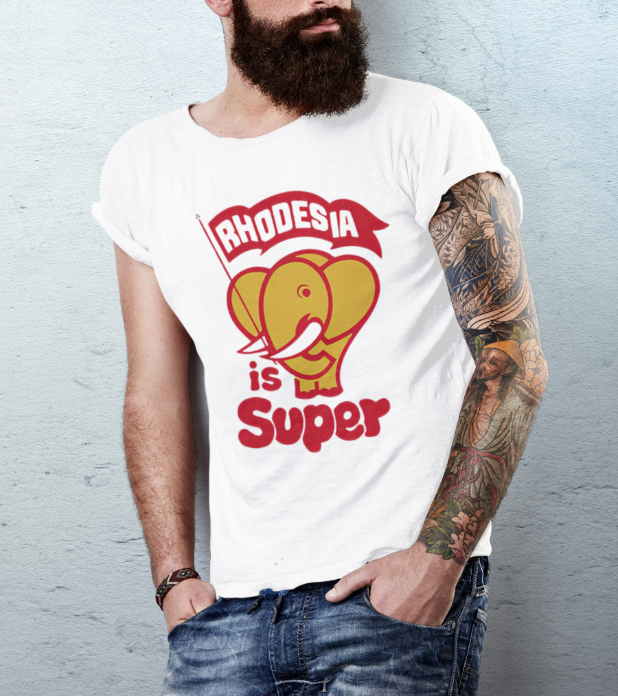 Rhodesia Is Super Elephant T-Shirt