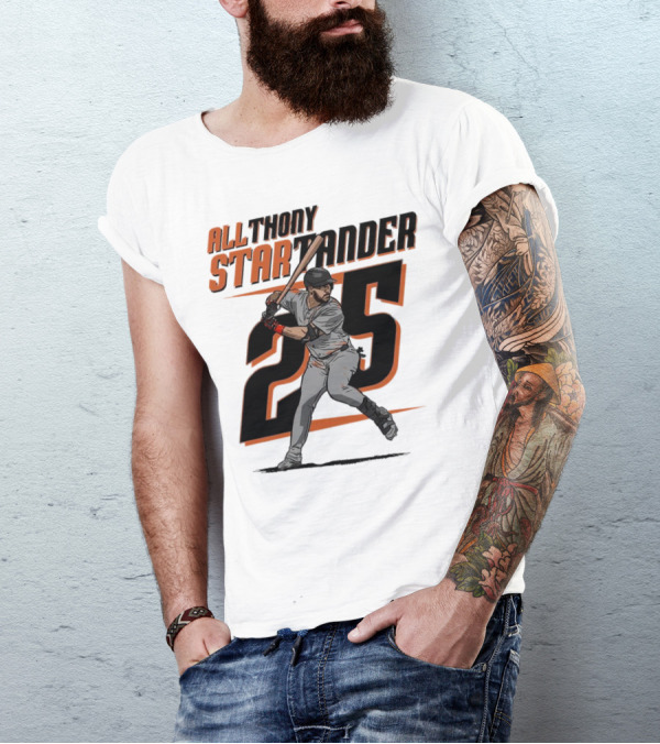 Anthony Santander All-Star Baseball Player Number 25 Baltimore T-Shirt