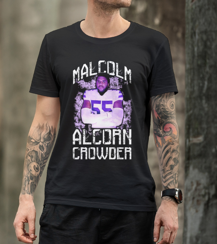 Malcolm Alcorn Crowder Kansas State Wildcats 55 T-Shirt