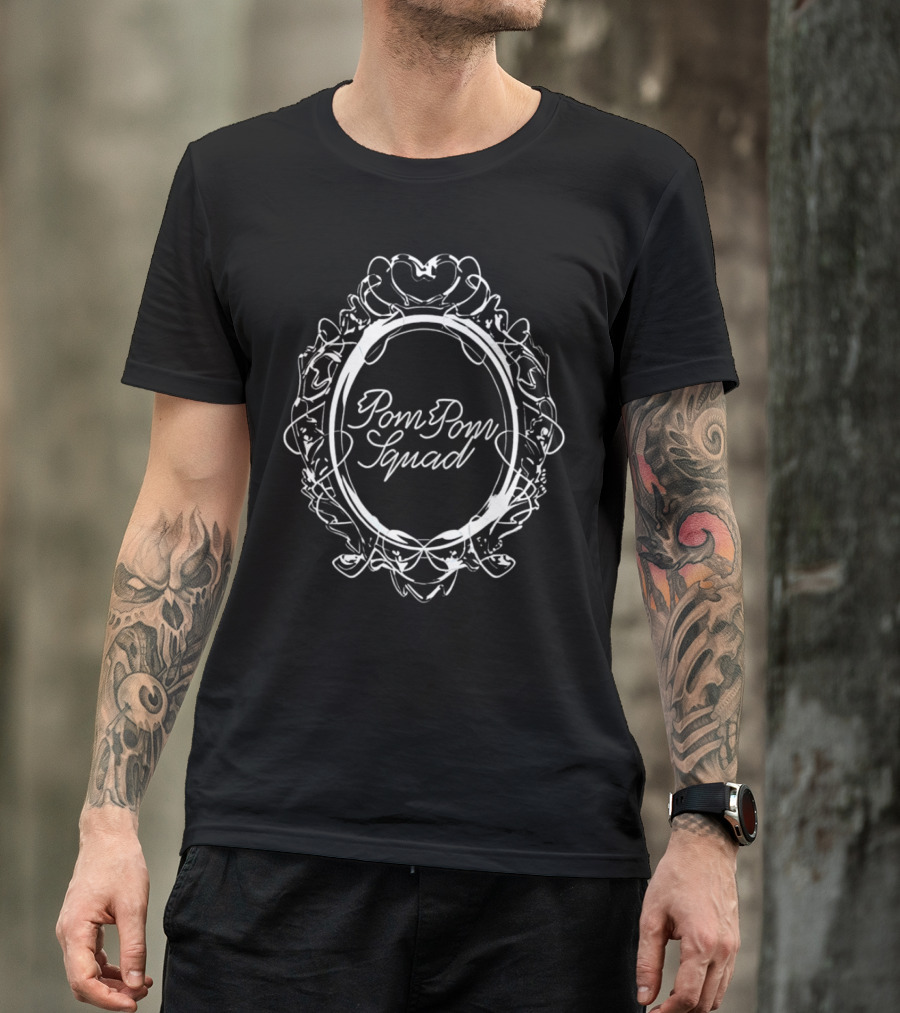 Pom Pom Squad Band Ornate Mirror Frame T-Shirt