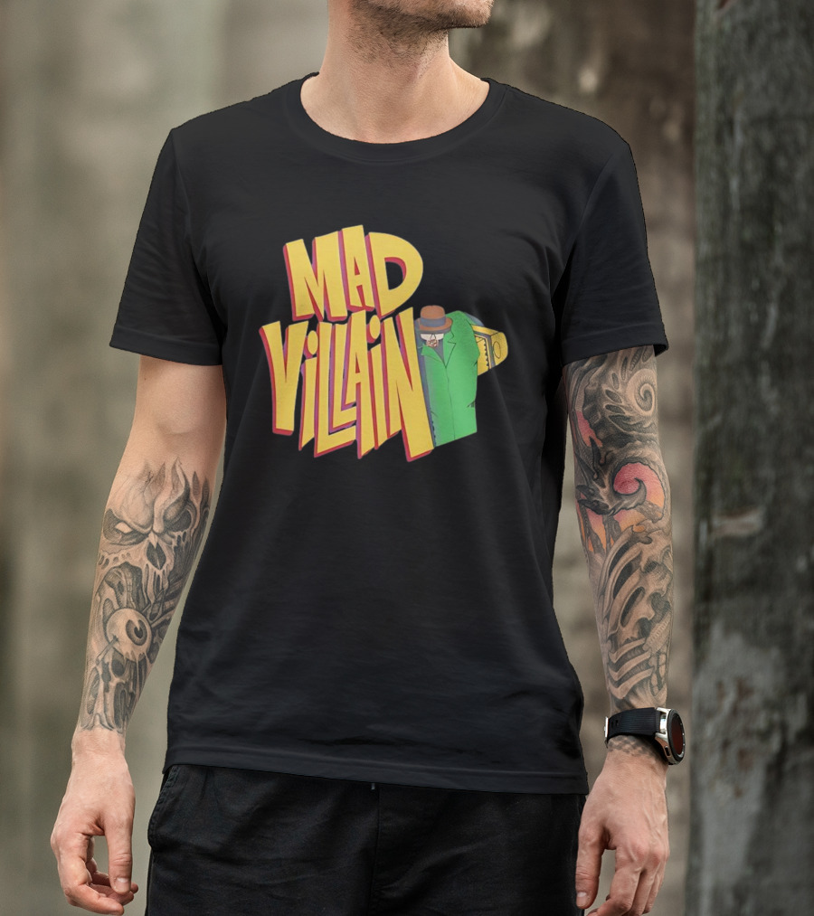 Mad Villain Lurk Mystery Figure In Green Trench Coat And Hat T-Shirt