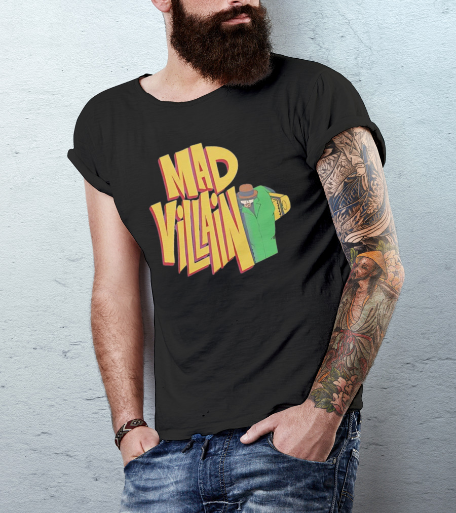 Mad Villain Lurk Mystery Figure In Green Trench Coat And Hat T-Shirt