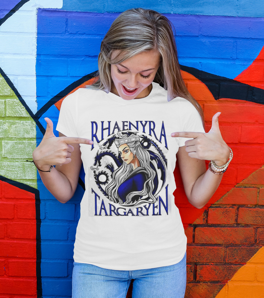 Rhaenyra Targaryen Dragon Emblem Royalty T-Shirt