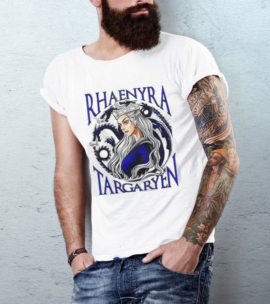 Rhaenyra Targaryen Dragon Emblem Royalty T-Shirt