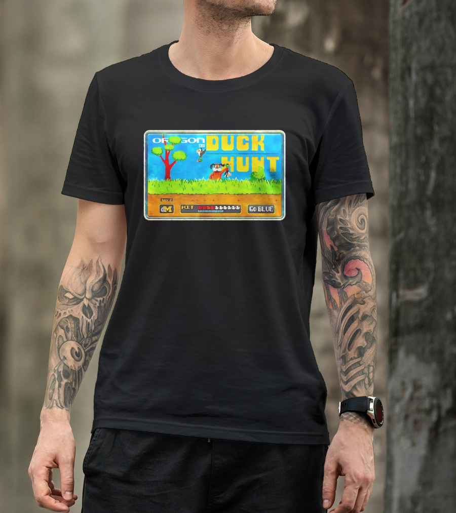 OREGON GAMEDAY DUCK HUNT GO BLUE T-Shirt