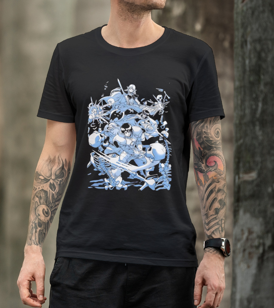 Record Of Lodoss War Party Formed Heroic Fantasy Battle T-Shirt