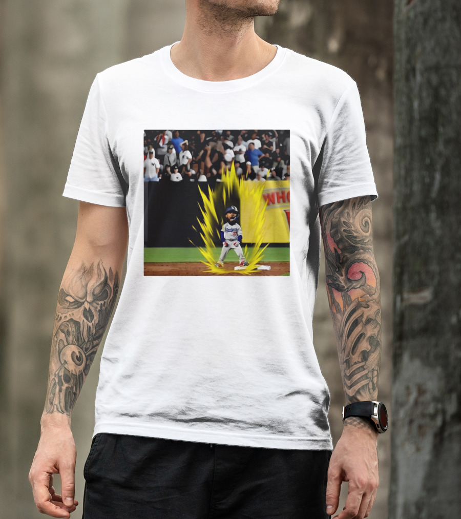 Teoscar Hernández Dodgers Super Saiyan Walk-Off Moment T-Shirt
