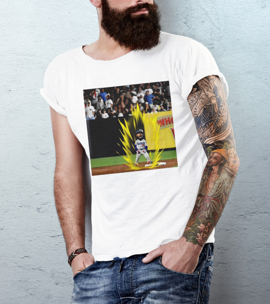 Teoscar Hernández Dodgers Super Saiyan Walk-Off Moment T-Shirt