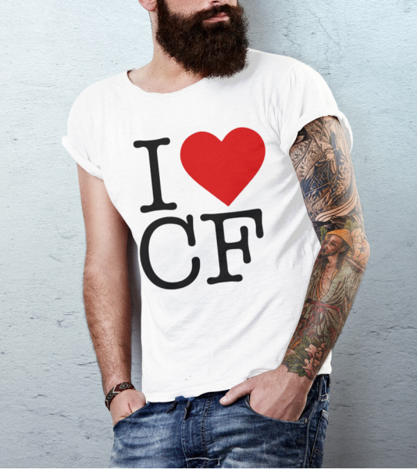 I Heart Charlotte Folk CF T-Shirt