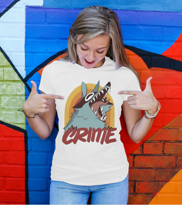 Kay Powell Wolf Crime T-Shirt