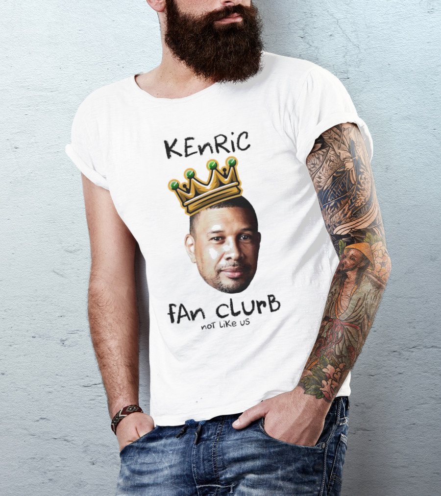 Kenric Fan Club Not Like Us With Crown T-Shirt